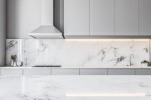 Marmoraria Perto de Mim | Sede Nova - Rio Grande do Sul Imagem de bancada em granito de alta qualidade instalada em Sede Nova - Rio Grande do Sul.