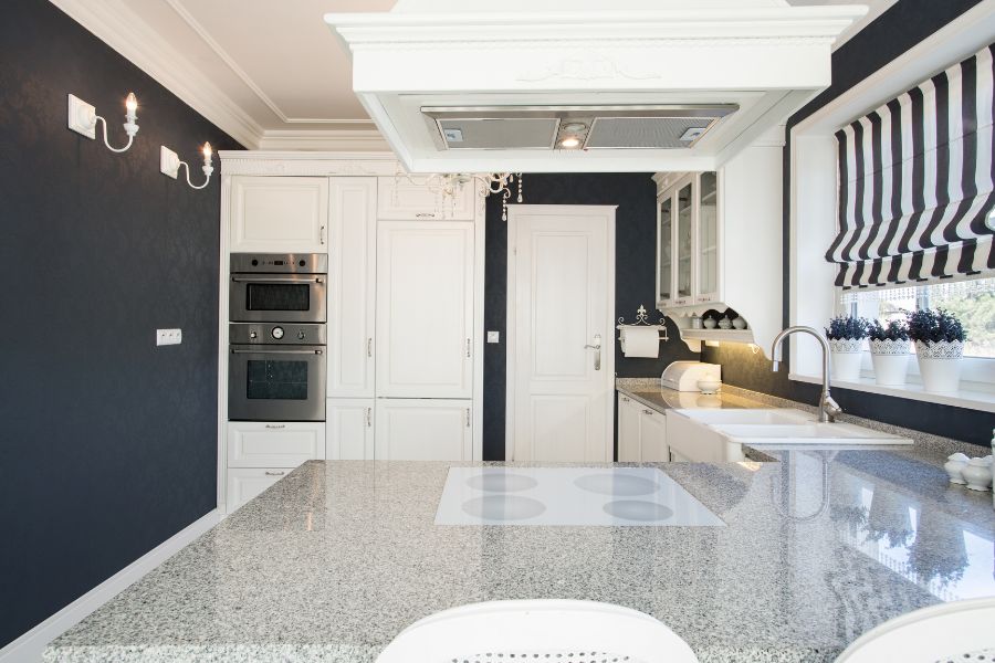 Mármore em Monte Belo - Minas Gerais Imagem de bancada em granito de alta qualidade instalada em Monte Belo - Minas Gerais.